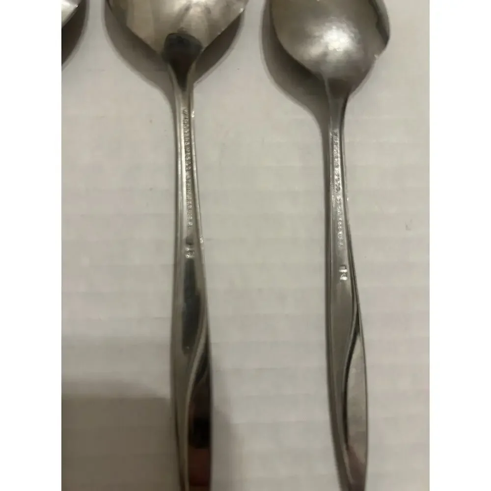 Vintage Wm Rogers IS Stainless 14p Set Serving Spoon USA International Silver 29